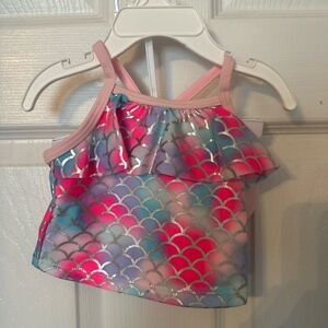 Wonder Nation Pink and Blue Kids Swim Bikini